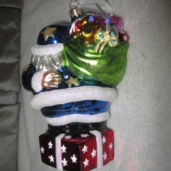 Christopher Radko Christmas Ornament Secret Santa Large - Picture 3 of 8
